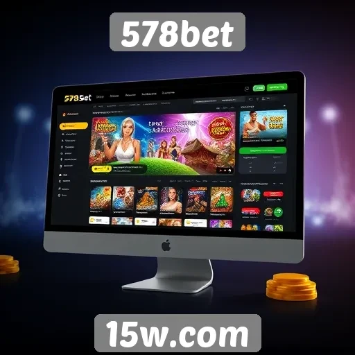 Interface do site 578bet é intuitiva e fácil de usar